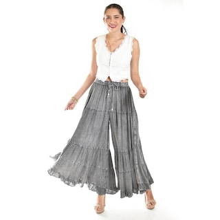 Foto 1 | Foto 1 | Pantalon Estilo Palazzo Roman Fashion /juvenil, 042 (gris Obscuro) Gris
