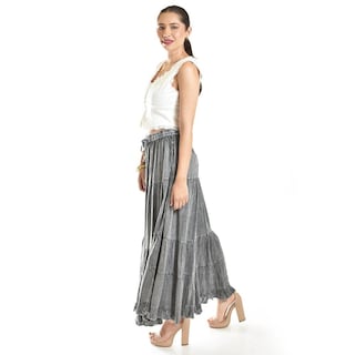 Foto 2 | Foto 2 | Pantalon Estilo Palazzo Roman Fashion /juvenil, 042 (gris Obscuro) Gris