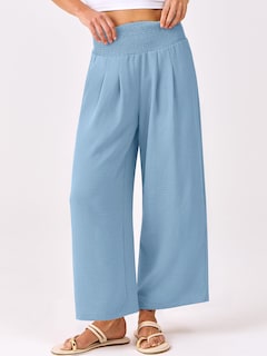 Foto 2 | Foto 2 | Pantalones Palazzo Anrabess Para Mujer, Pierna Ancha, Cintura Alta, Azul Cielo - Venta Internacional.