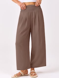Foto 2 | Foto 2 | Pantalones Palazzo Anrabess Para Mujer, Pierna Ancha, Cintura Alta, Color Café - Venta Internacional.