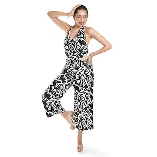 Foto 1 | Foto 1 | Set Estampado Abstracto Roman Fashion /juvenil, 9268-92997 (bco /negro) Negro