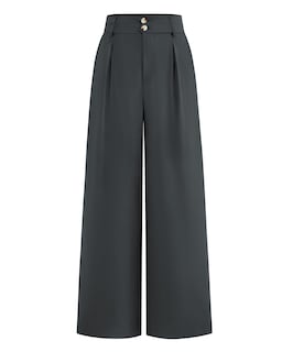 Foto 1 | Foto 1 | Pantalones De Vestir De Pierna Ancha Btfbm 2025 De Cintura Alta Para Mujer - Venta Internacional.
