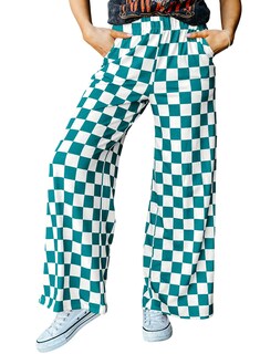 Foto 1 | Foto 1 | Pantalones Acelit A Cuadros Casuales Para Mujer 2025, Primavera Y Verano, Verde - Venta Internacional.
