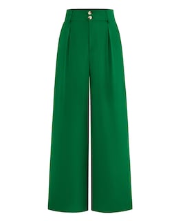 Foto 1 | Foto 1 | Pantalones De Vestir De Pierna Ancha Btfbm 2025 De Cintura Alta Para Mujer, Verde - Venta Internacional.