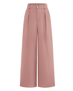 Foto 1 | Foto 1 | Pantalones De Vestir De Pierna Ancha Btfbm 2025 Para Mujer De Cintura Alta, Color Rosa - Venta Internacional.