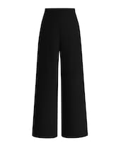 Pantalones De Pierna Ancha Btfbm Para Mujer, Elásticos, Cintura Alta, Color Palazzo Black - Venta Internacional.