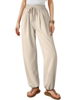 Foto 1 | Foto 1 | Pantalones Dokotoo Summer Boho Para Mujer De Cintura Alta Con Bolsillos - Venta Internacional.