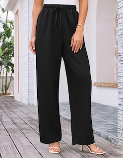 Foto 2 | Foto 2 | Pantalones Casuales Grace Karin De Verano Con Cordón En La Cintura Y Pierna Ancha - Venta Internacional.