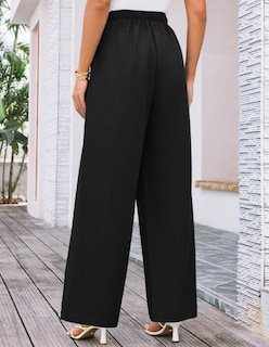 Foto 3 | Foto 3 | Pantalones Casuales Grace Karin De Verano Con Cordón En La Cintura Y Pierna Ancha - Venta Internacional.