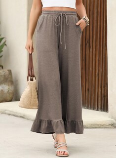 Foto 2 | Foto 2 | Pantalones Palazzo Evaless De Cintura Alta Y Pierna Ancha Para Mujer - Venta Internacional.