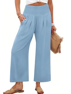Foto 1 | Foto 1 | Pantalones Palazzo Anrabess Para Mujer, Pierna Ancha, Cintura Alta, Talla S - Venta Internacional.