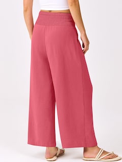 Foto 3 | Foto 3 | Pantalones Palazzo Anrabess Para Mujer, Pernera Ancha Y Cintura Alta, Color Coral - Venta Internacional.