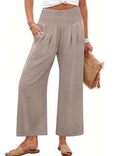 Foto 1 | Foto 1 | Pantalones Palazzo Anrabess De Cintura Alta Y Pierna Ancha Para Mujer - Venta Internacional.