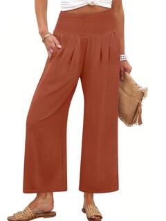 Foto 1 | Foto 1 | Pantalones Palazzo Anrabess Para Mujer, Pernera Ancha, Corte, Talla S - Venta Internacional.