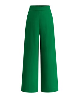 Foto 1 | Foto 1 | Pantalones De Pierna Ancha Btfbm Para Mujer, Elásticos, Cintura Alta, Color Verde Palazzo - Venta Internacional.