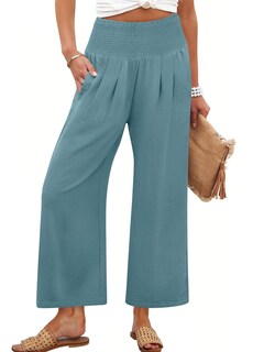 Foto 1 | Foto 1 | Pantalones Palazzo Anrabess Para Mujer, Pierna Ancha, Cintura Alta, Modelo Lake S - Venta Internacional.