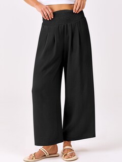 Foto 2 | Foto 2 | Pantalones Palazzo Anrabess Para Mujer, Pierna Ancha, Cintura Alta, Negros - Venta Internacional.