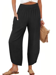 Foto 1 | Foto 1 | Pantalones Capri Anrabess Palazzo Summer De Pierna Ancha Para Mujer - Venta Internacional.