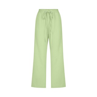 Foto 4 | Foto 4 | Pantalones Capri Para Mujer, Algodón Y Lino, Holgados, De Verano, D04, Verde, Xxxl - Venta Internacional.