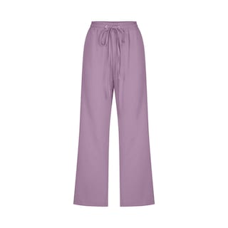 Foto 4 | Foto 4 | Pantalones Capri Prime Deals En Liquidación Para Mujer, Lino, Talla Xxl, Color Morado - Venta Internacional.