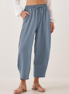 Foto 2 | Foto 2 | Pantalones Evaless Para Mujer, Holgados, Holgados, Holgados, De Cintura Alta, Azules - Venta Internacional.