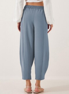 Foto 3 | Foto 3 | Pantalones Evaless Para Mujer, Holgados, Holgados, Holgados, De Cintura Alta, Azules - Venta Internacional.