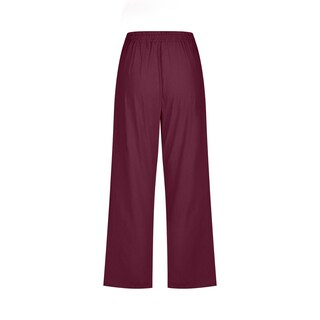 Foto 5 | Foto 5 | Pantalones De Lino Para Mujer, Capris, Elásticos, Cintura Alta, Talla Grande - Venta Internacional.