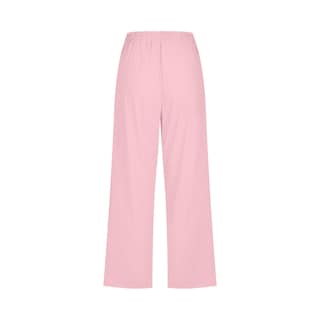 Foto 5 | Foto 5 | Pantalones De Lino Palazzo Capri Para Mujer, Verano 2025, Color Rosa, Talla Xl - Venta Internacional.