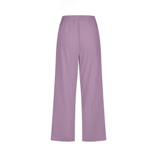 Foto 5 | Foto 5 | Pantalones Capri Para Mujer, Talla Grande, Lino, Cintura Alta, Color Morado - Venta Internacional.