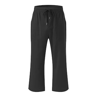 Foto 4 | Foto 4 | Pantalones Capri De Verano Para Mujer, Tallas Grandes, 3 X 4 X, Con Cordón, Negros - Venta Internacional.