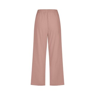 Foto 5 | Foto 5 | Pantalones Capri Para Mujer, Casual, De Lino, Verano, Con Cordón, E05, Oro Rosa - Venta Internacional.