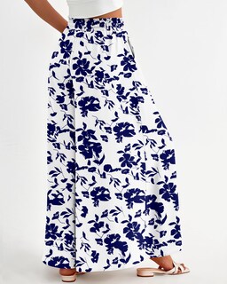Foto 4 | Foto 4 | Pantalones Palazzo Btfbm Para Mujer, Casual, Cintura Alta, Pierna Ancha, Xxl - Venta Internacional.