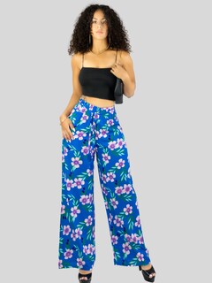Foto 2 | Foto 2 | Pantalones Relajados Para Mujer Panta-1006 Diseño D14 Unico Wide Legs De Cintura Alta