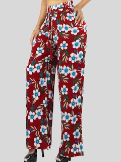 Foto 4 | Foto 4 | Pantalones Relajados Para Mujer Panta-1006 Diseño D15 Unico Wide Legs De Cintura Alta