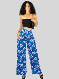 Foto 2 | Foto 2 | Pantalones Relajados Para Mujer Panta-1006 Diseño D14 Unico Wide Legs De Cintura Alta