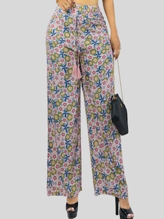 Foto 6 | Foto 6 | Pantalones Relajados Para Mujer Panta-1006 Diseño D12 Unico Wide Legs De Cintura Alta