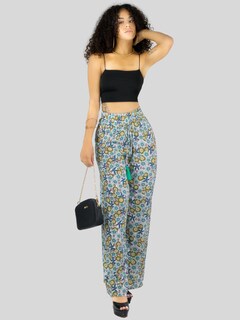 Foto 2 | Foto 2 | Pantalones Relajados Para Mujer Panta-1006 Diseño D16 Unico Wide Legs De Cintura Alta