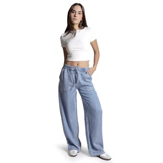 Foto 2 | Foto 2 | Pantalón De Mezclilla Ligera Roman Fashion /juvenil, 7066 (mezclilla Light) Azul