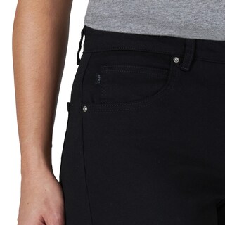 Foto 2 | Foto 2 | Capri Jean Lee Para Mujer, Corte Holgado, Talla 14, Color Negro - Venta Internacional.