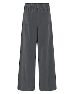 Foto 2 | Foto 2 | Pantalones Grapent De Pana Gris Con Pierna Ancha Y Cintura Alta Para Mujer - Venta Internacional.