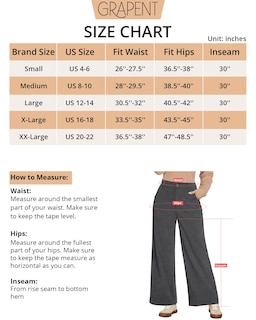 Foto 5 | Foto 5 | Pantalones Grapent De Pana Gris Con Pierna Ancha Y Cintura Alta Para Mujer - Venta Internacional.