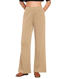 Foto 1 | Foto 1 | Pantalones Holgados Grapent Para Mujer, Color Beige, Tallas 4-6, Acrílicos - Venta Internacional.