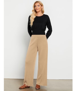 Foto 2 | Foto 2 | Pantalones Holgados Grapent Para Mujer, Color Beige, Tallas 4-6, Acrílicos - Venta Internacional.