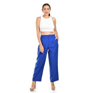 Foto 4 | Foto 4 | Pantalon De Vestir Roman Fashion /juvenil 1380 (azul Rey) Azul