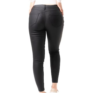 Foto 4 | Foto 4 | Jeggings Juvenil Tipo Vinipiel 6110 (negro) Negro