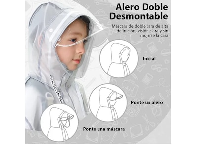 Foto 5 | Foto 5 | Xtellar Gabardina Impermeable Portátil Ultraligera, Resguarda De La Lluvia En Estilo