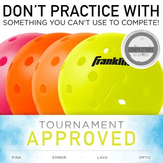 Foto 7 | Foto 7 | Pickleballs Franklin Sports X-40 Outdoor, Paquete De 12 Unidades - Venta Internacional.