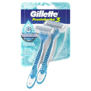 Foto 1 | Foto 1 | Rastrillo Gillette Prestobarba3 Cool 2 Piezas