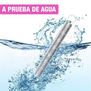Foto 3 | Foto 3 | Pastillero Semanal Portabs Hermético de Llavero en Español Plateado