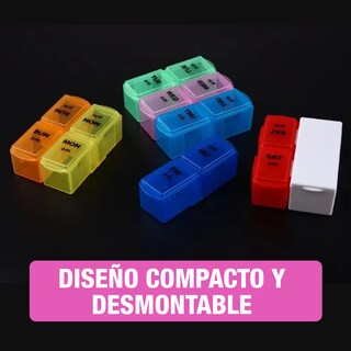 Foto 5 | Foto 5 | Pastillero Cortador con 14 Rejillas 2 Tomas Al Día